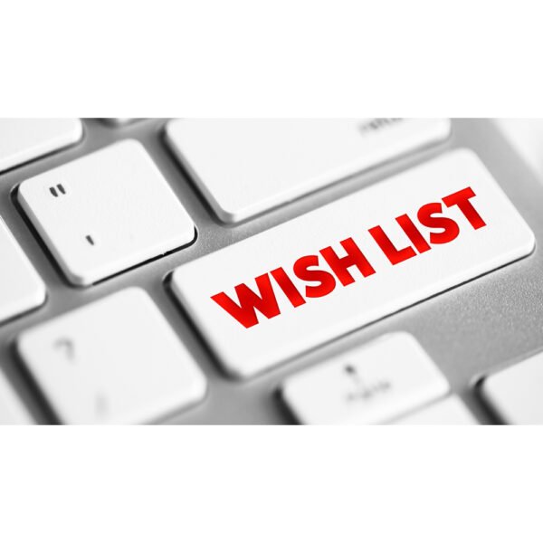 Plug-in Wishlists Webshop